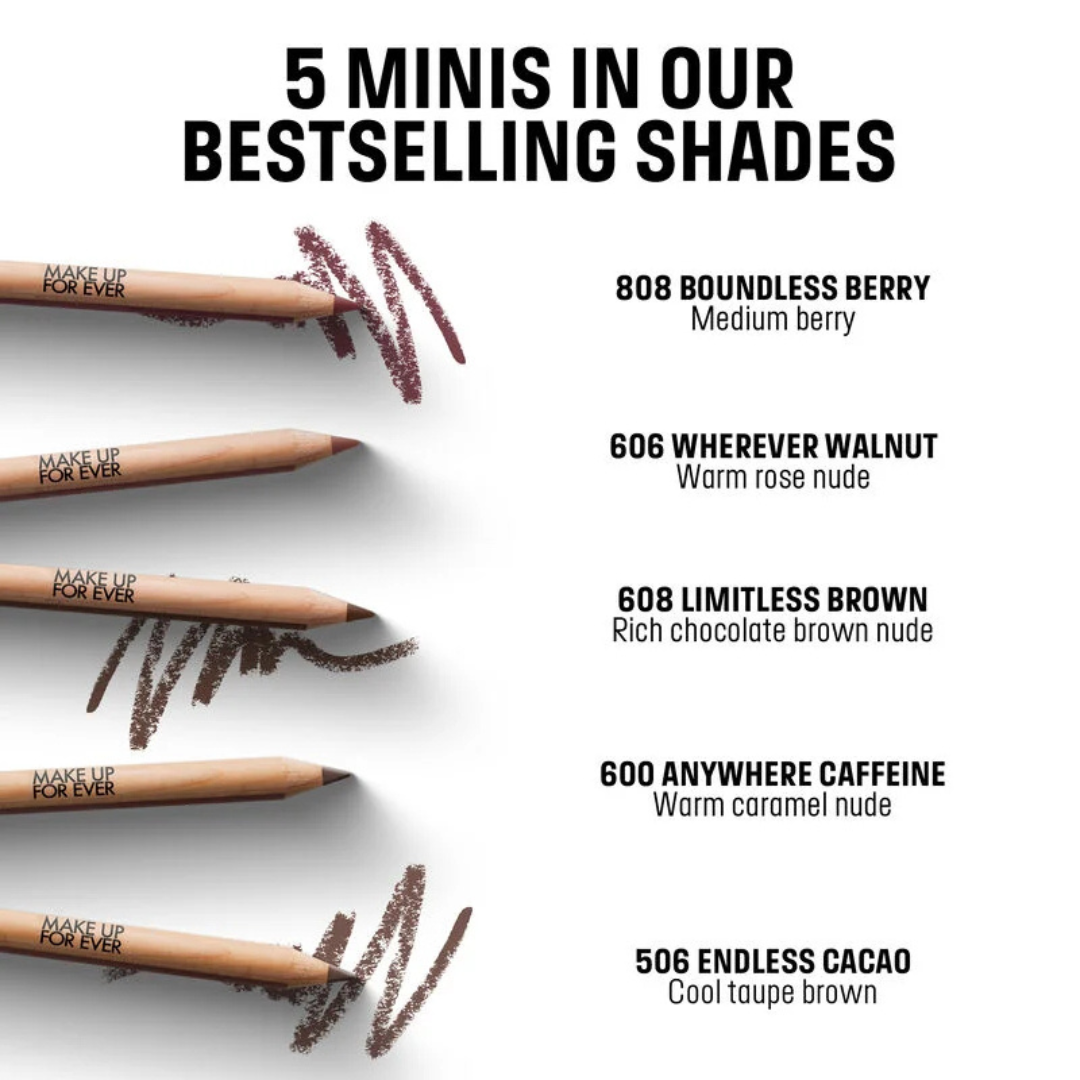 High-performance Artist Color Pencil Stellar Set by MAKE UP FOR EVER for eyes, lips, and face