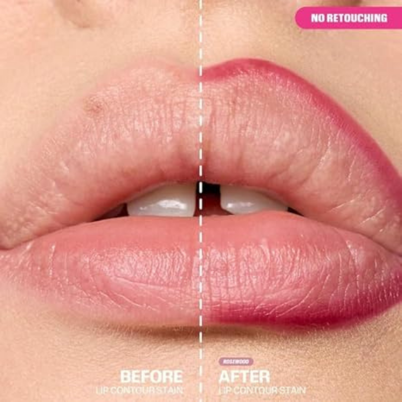 "Close-up of Lip Contour Lip Stain applicator showing precise tip"
