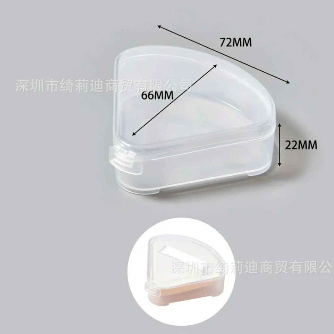 SHEIN- powder puff triangle case