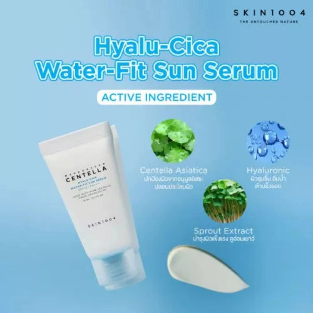 Skin1004- Madagascar Centella Hyalu-Cica Water-Fit Sun Serum SPF 50+ PA++++ 50ml