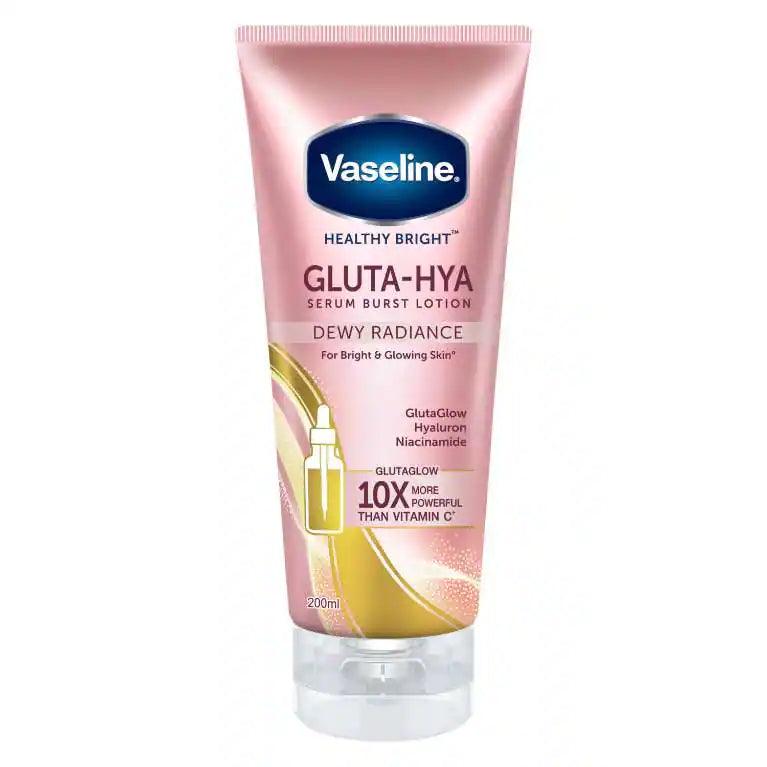Vaseline Gluta-Hya Serum Burst Lotion Dewy Raiance 200ml - Let's Glamorize