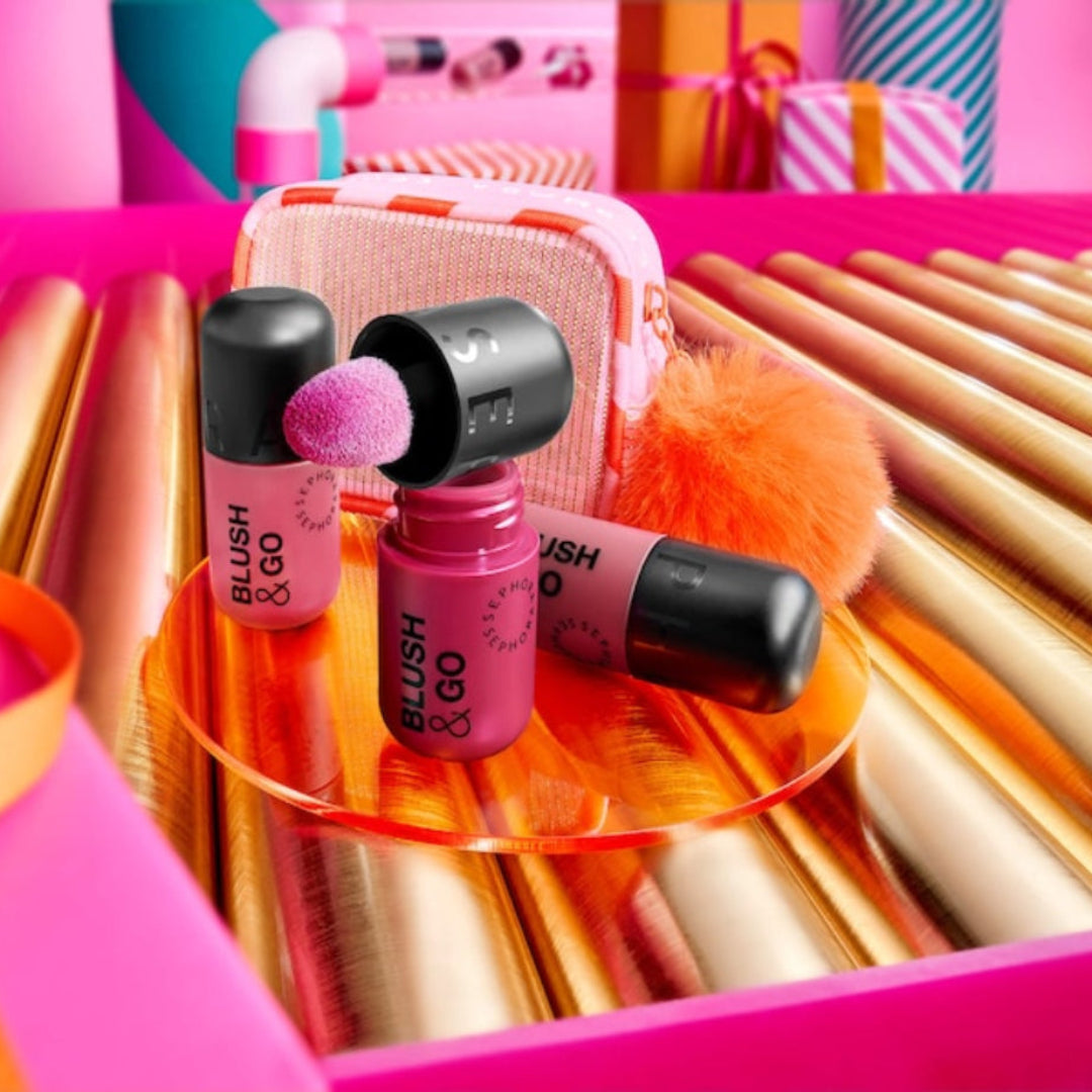 SEPHORA COLLECTION Blush & Go Trio Makeup Gift Set 3 x 7 mL Compact