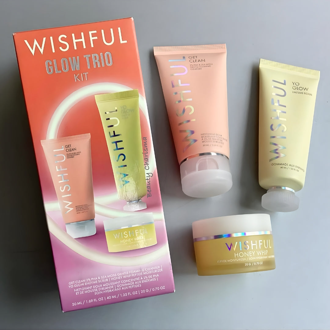 Wishful Glow Trio Kit packaging
