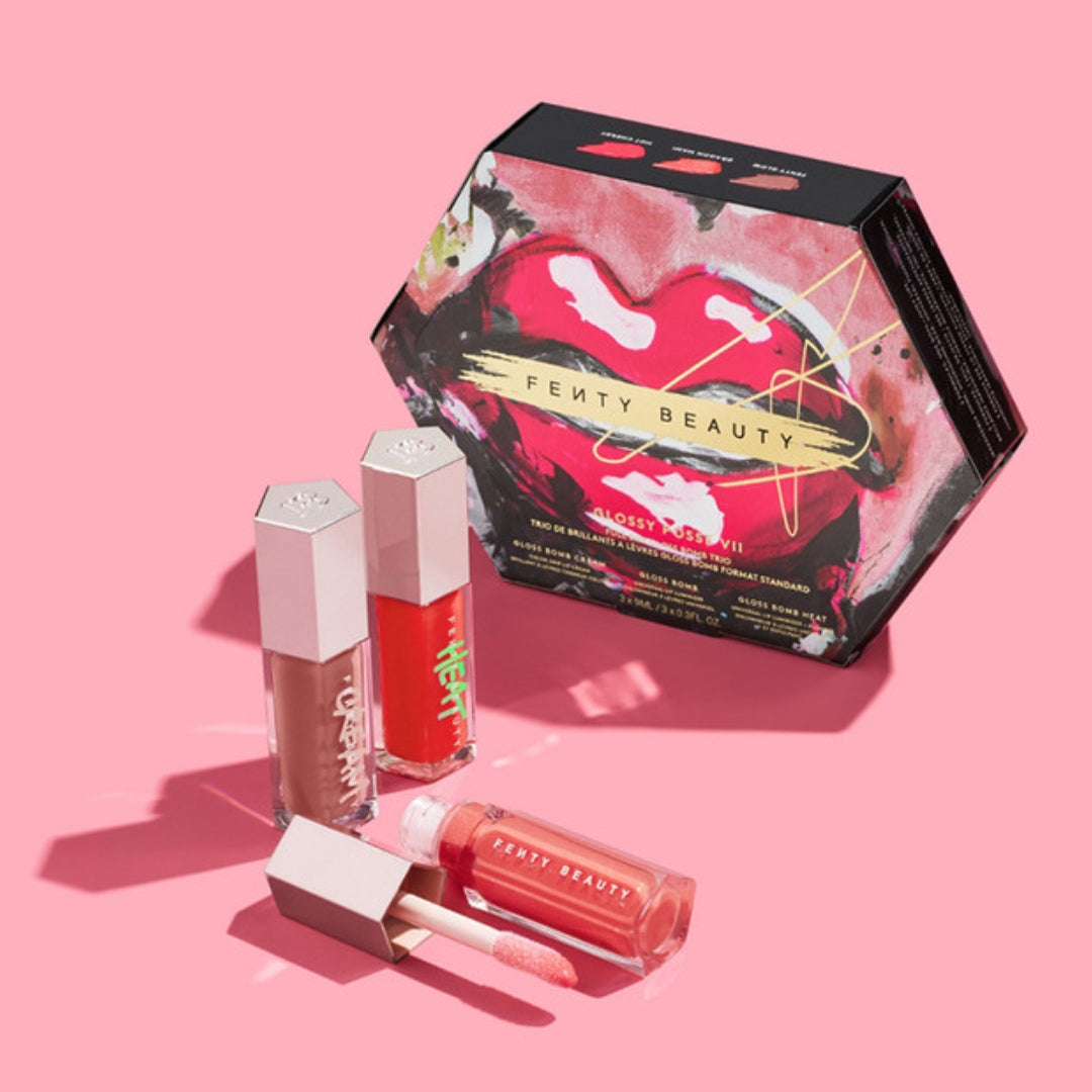 "FENTY BEAUTY by Rihanna Glossy Posse VII Limited-Edition Lip Gloss Set."