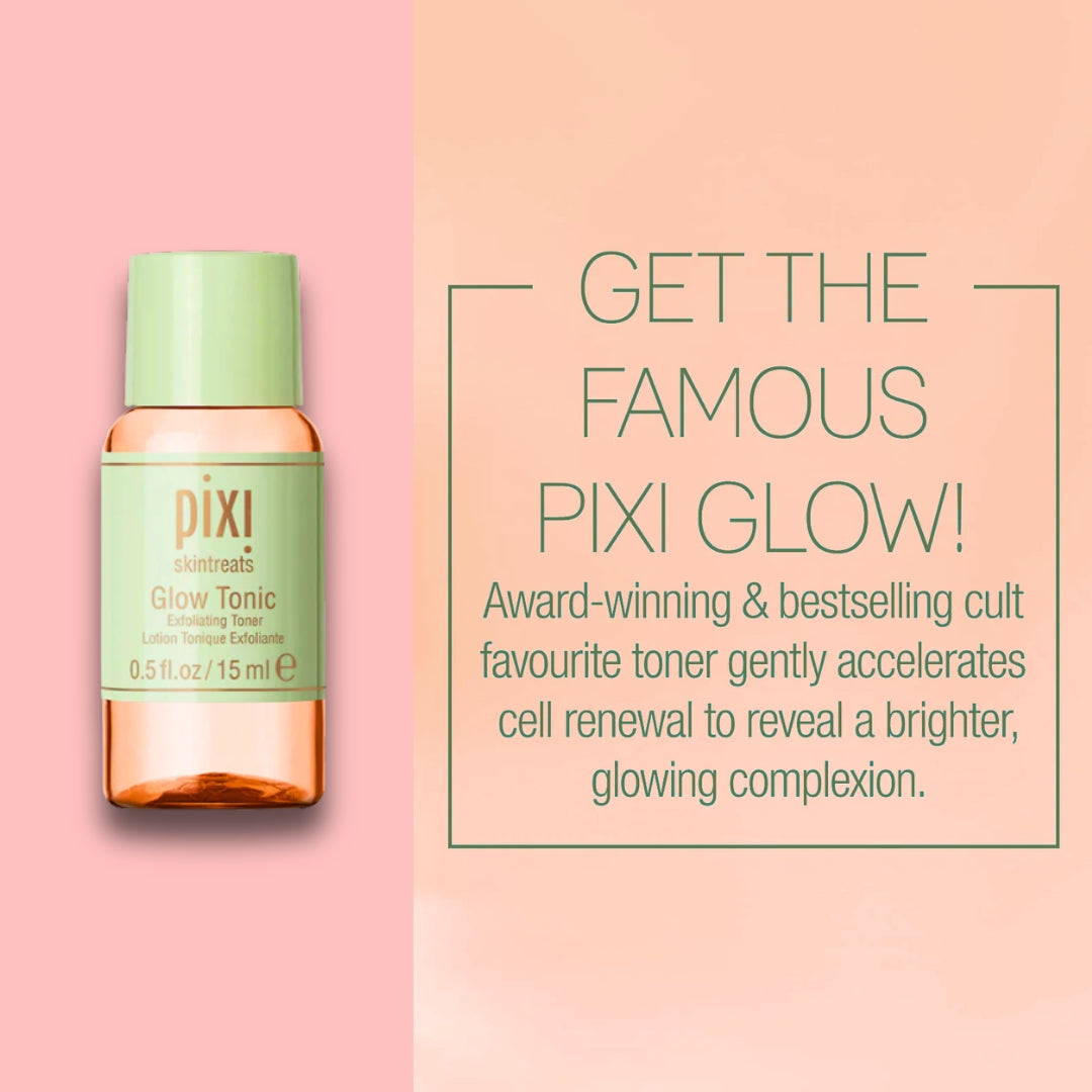 Pixi Glow Tonic 15ml – Exfoliating Toner with Glycolic Acid