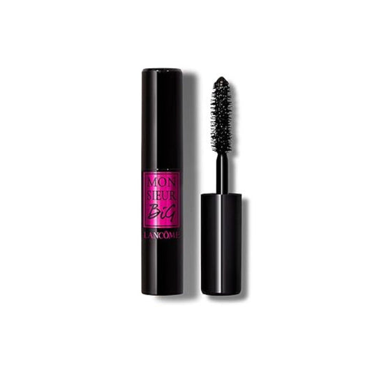 Lancôme Monsieur Big Volume Mascara 2ml – travel size front view of black and pink tube