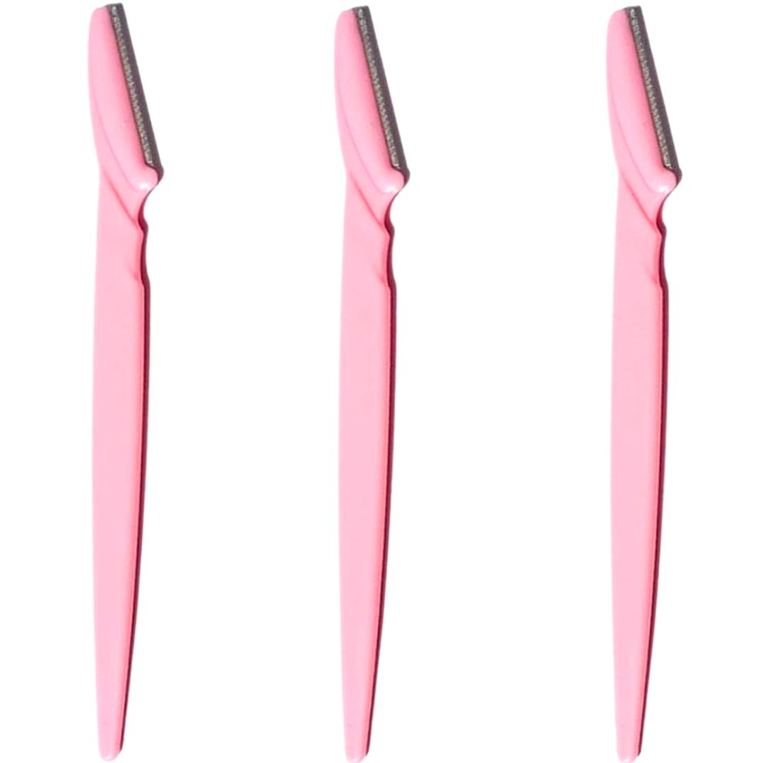 SHEIN- dermaplaning eyebrow & face razor (pack of 3)