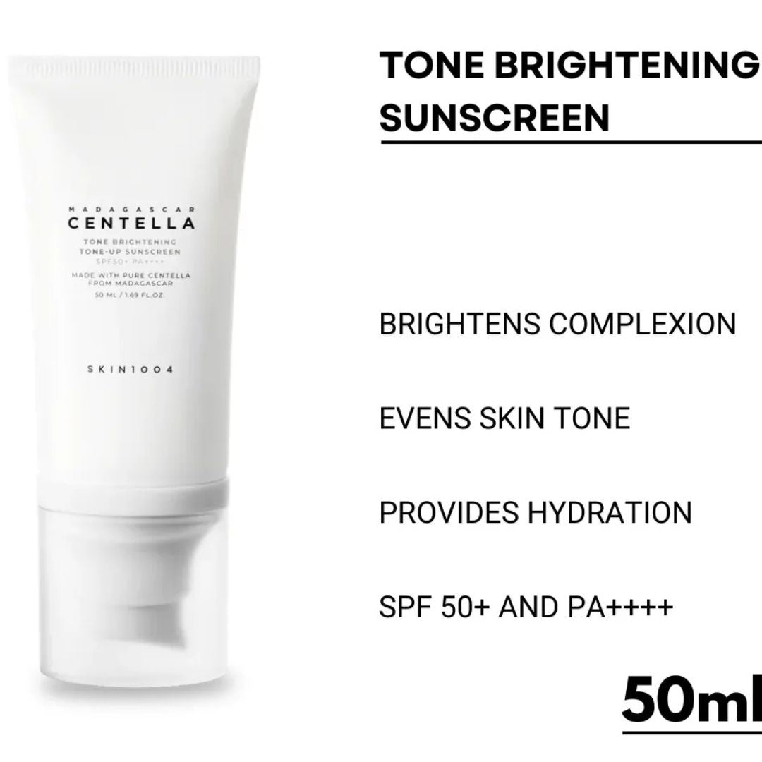 Lightweight Centella sunscreen for glowing, even-toned skin