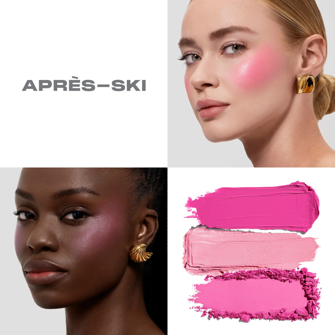 Travel-friendly Morphe 3-in-1 cheek palette with cream, balm, and powder textures