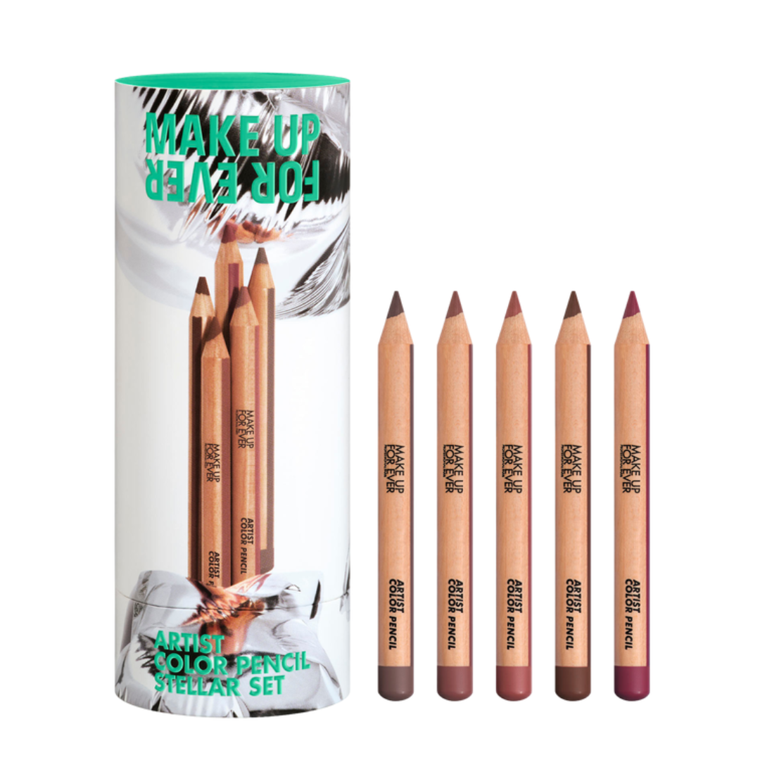 MAKE UP FOR EVER Artist Color Pencil Stellar Set with multi-use pencils for eyes, lips, and face