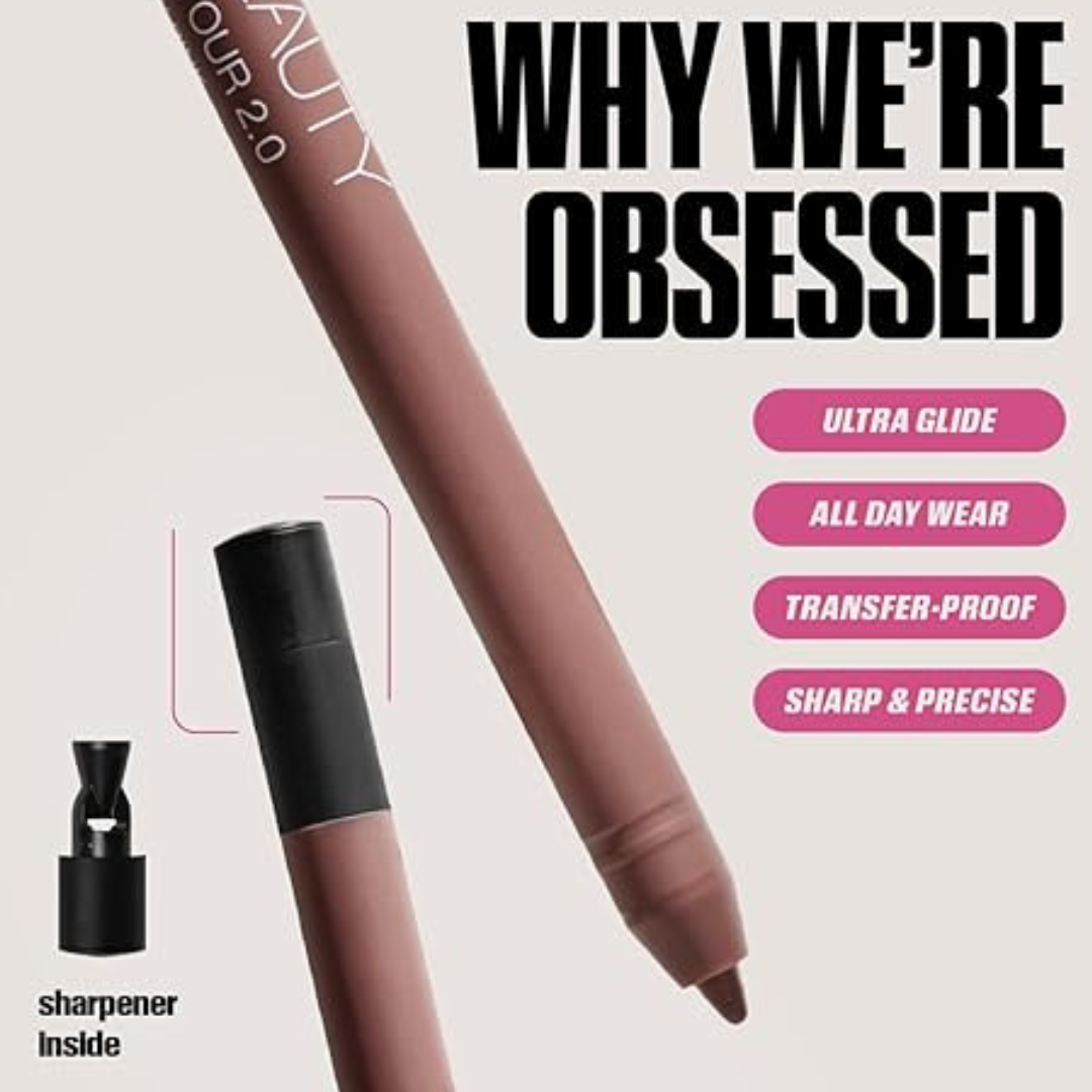 "Limited edition Huda Beauty lip duo in coconut-infused formula"


