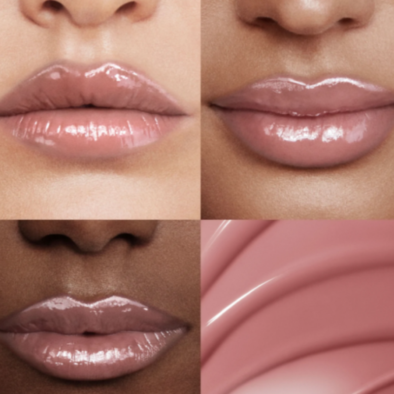 "MAKEUP BY MARIO Dream Lip Kit displayed with lip pencil and mini plumper on a marble vanity surface"

