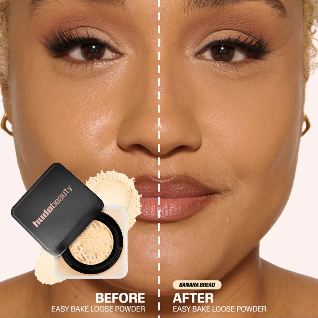Huda Beauty Easy Bake Loose Powder Full Size New Packaging