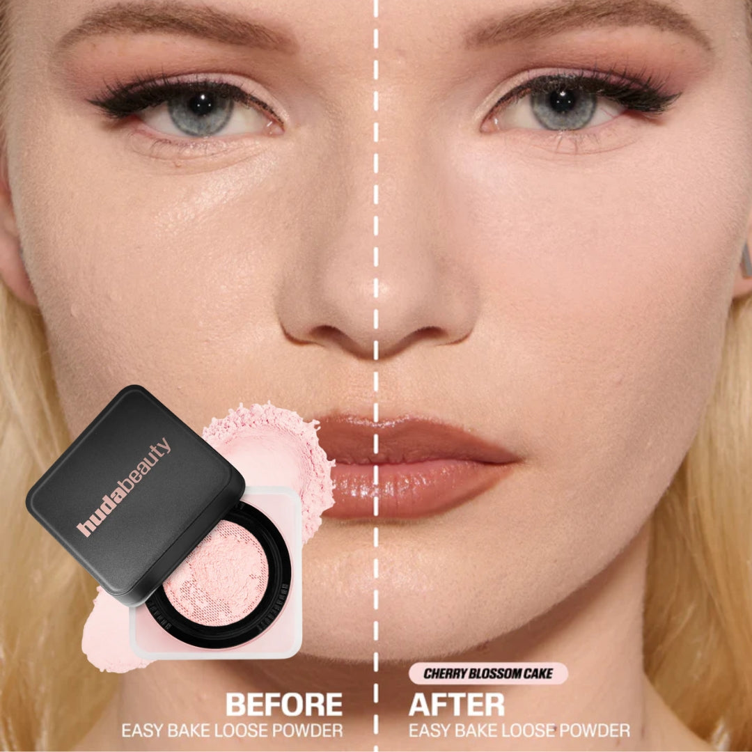 Huda Beauty Easy Bake Loose Powder Full Size New Packaging