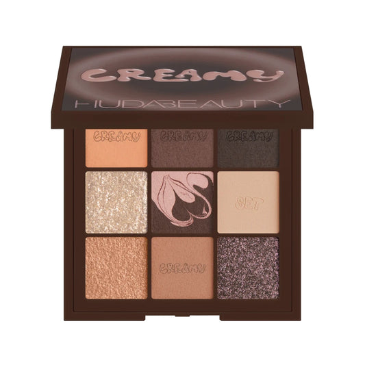 Huda Beauty Creamy Eyeshadow Palette application
