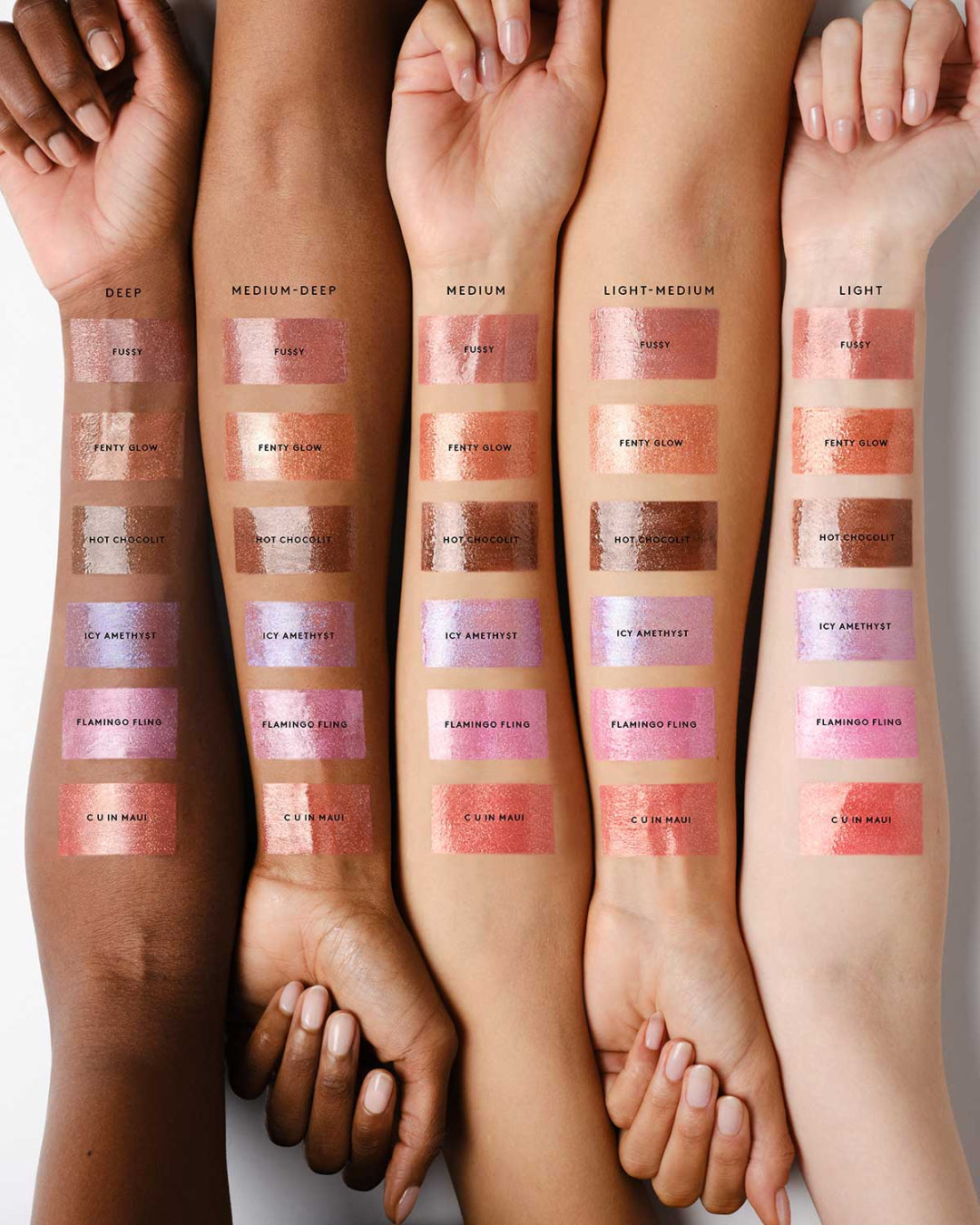 Fenty Beauty High-Shimmer Gloss Stick Packaging
