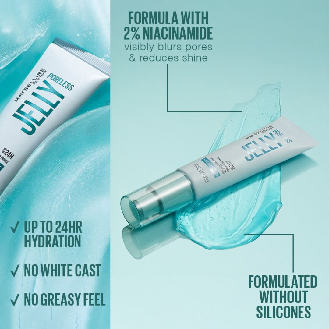 Maybelline Poreless Jelly Hydrating Blur Primer packaging
