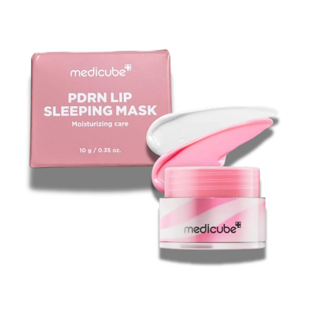 MEDICUBE PDRN Lip Sleeping Mask jar with product visible

