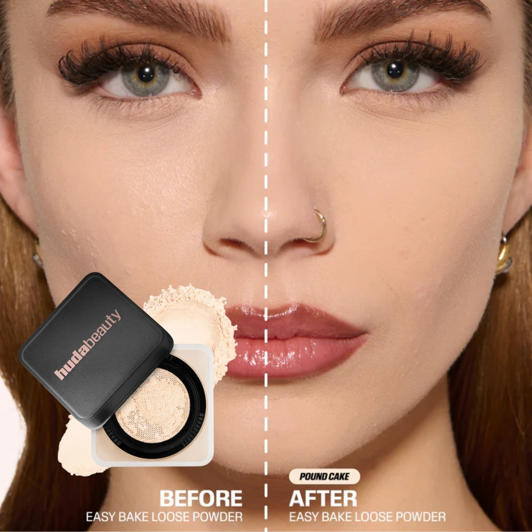 Huda Beauty Easy Bake Loose Powder Full Size New Packaging