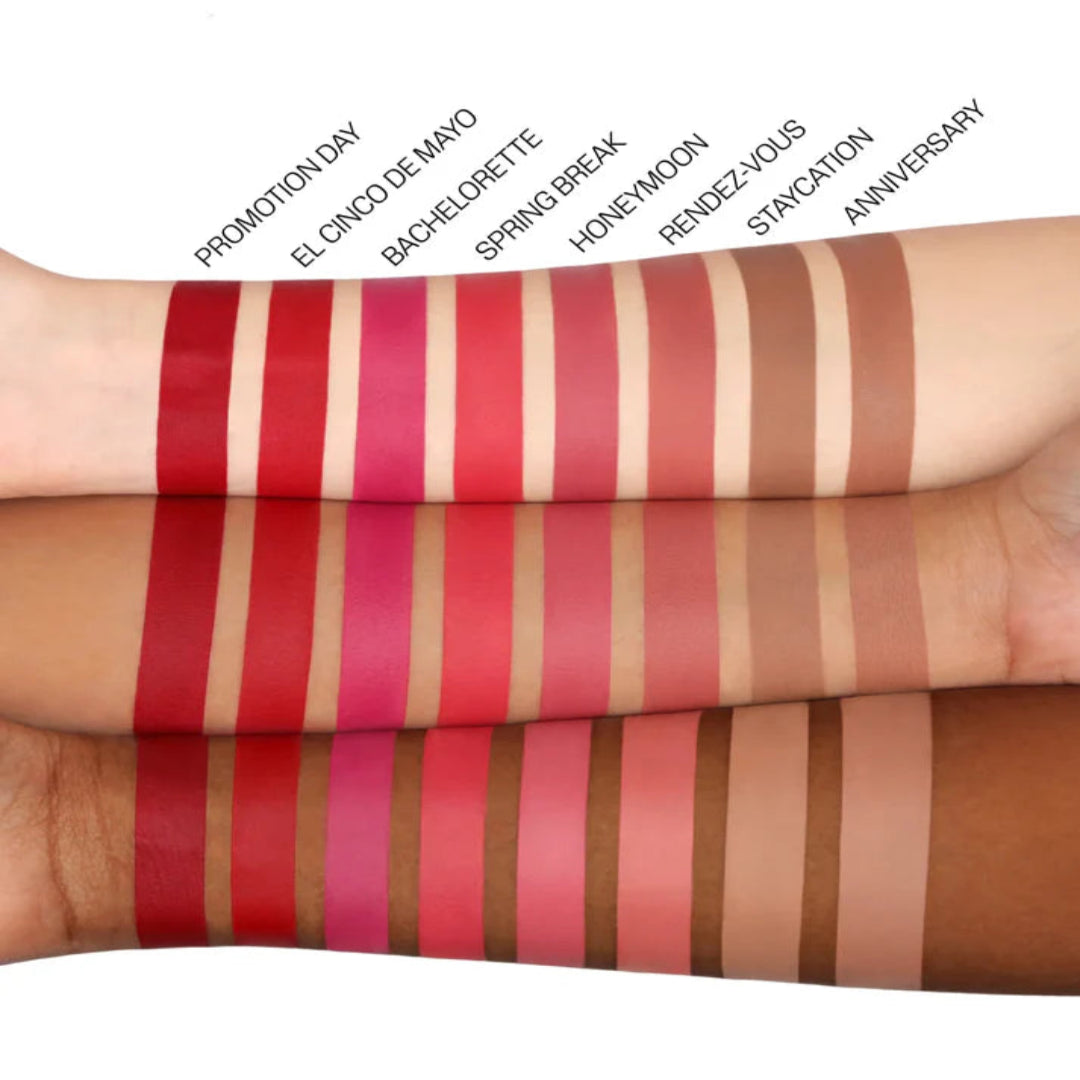 Huda Beauty Power Bullet Matte Lipstick swatch