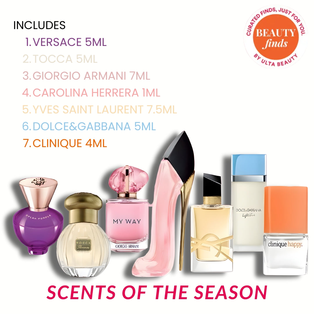 Designer Mini Perfume Gift Set Featuring Versace, Armani & YSL