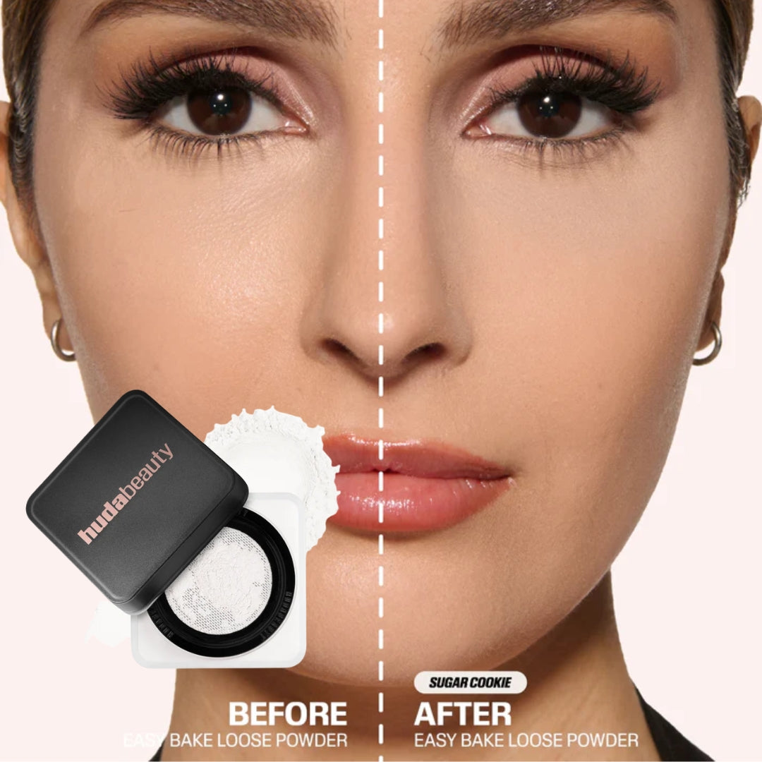 Huda Beauty Easy Bake Loose Powder Full Size New Packaging