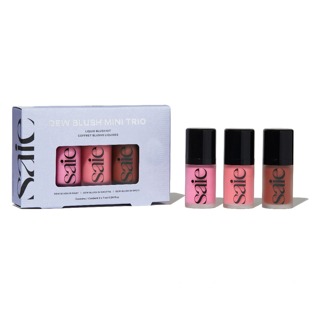 SAIE Dew Blush Mini Trio Flatlay