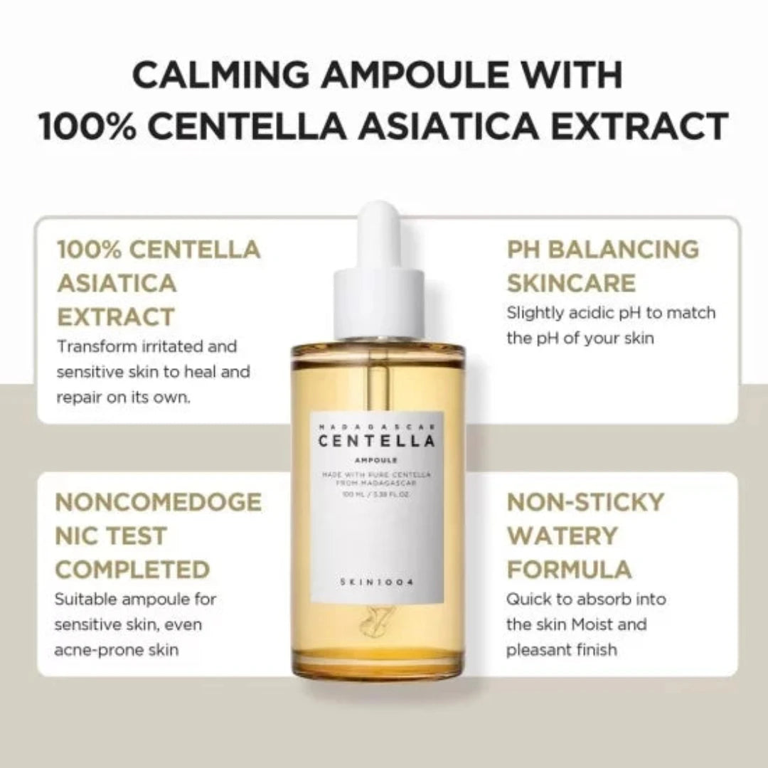 SKIN1004- Madagascar Centella Asiatica Ampoule Facial Serum (100ml)