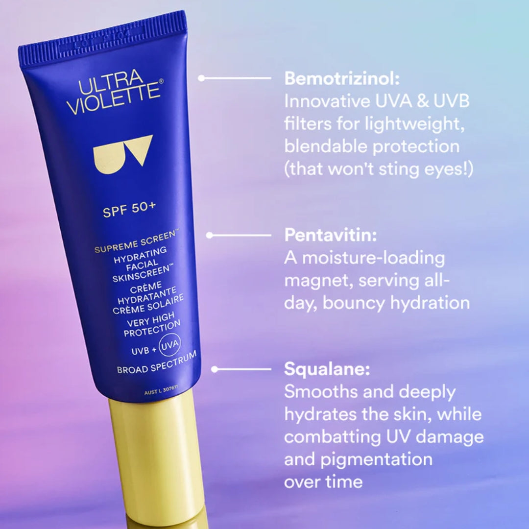 Texture Swatch of Ultra Violette Supreme Screen SPF 50+ on Skin