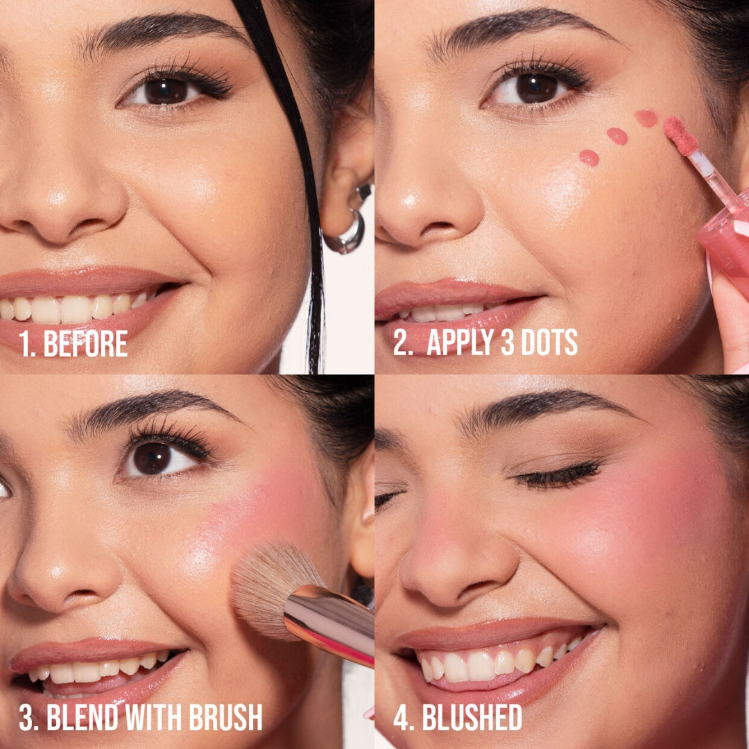 Huda Beauty Baby Blush Strawberry Cream Swatch
