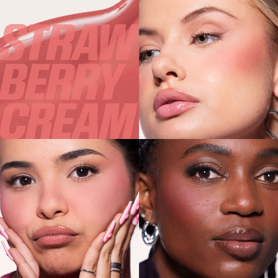 Huda Beauty Baby Blush Strawberry Cream Travel Size Compact
