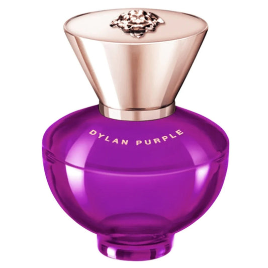 Versace Dylan Purple 5ml fragrance bottle close-up