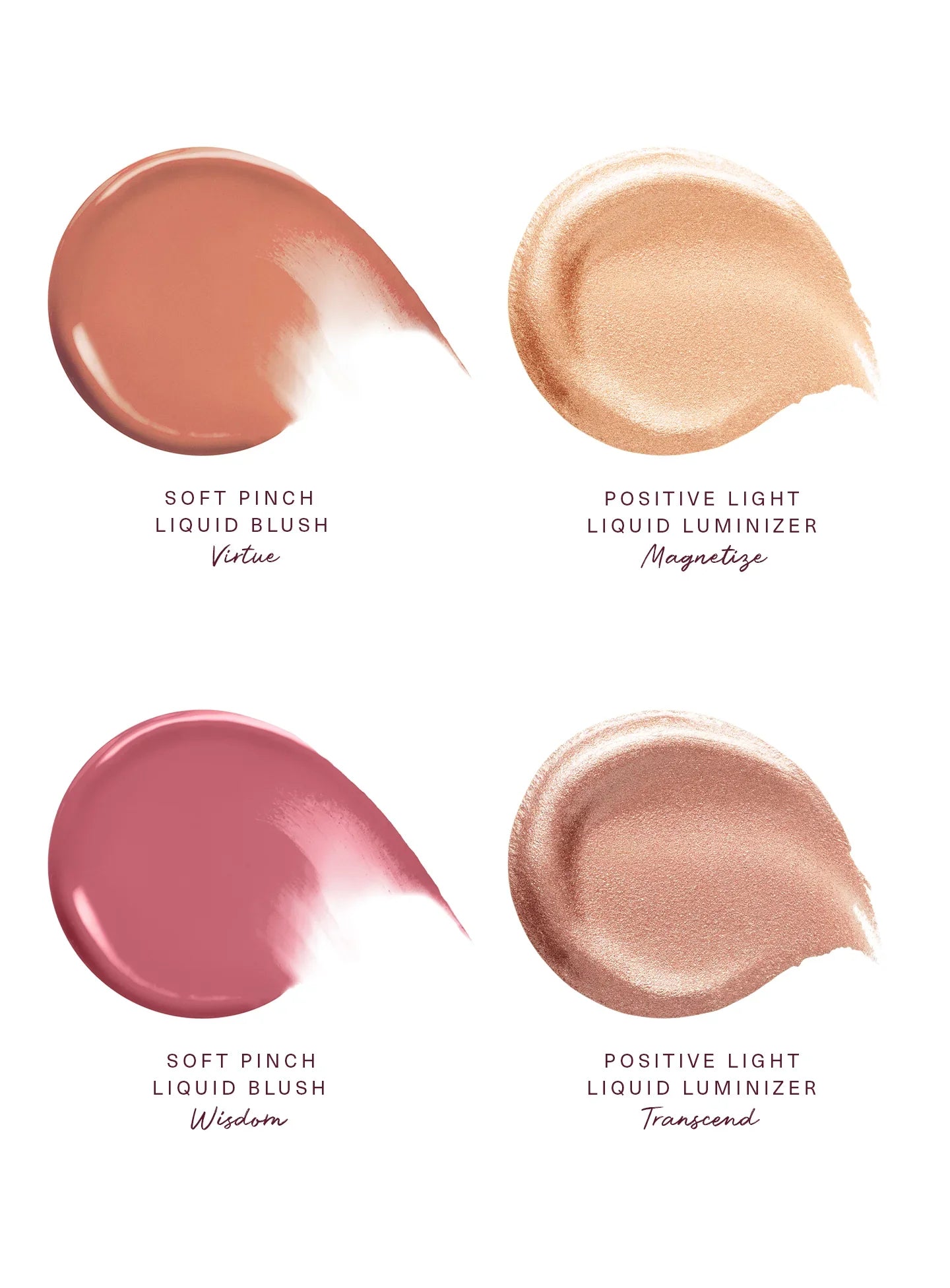 Application of Rare Beauty Blush and Luminizer on Model
