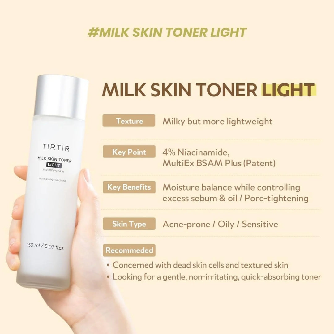 TIRTIR Milk Skin Toner Light 20ml | Pakistan